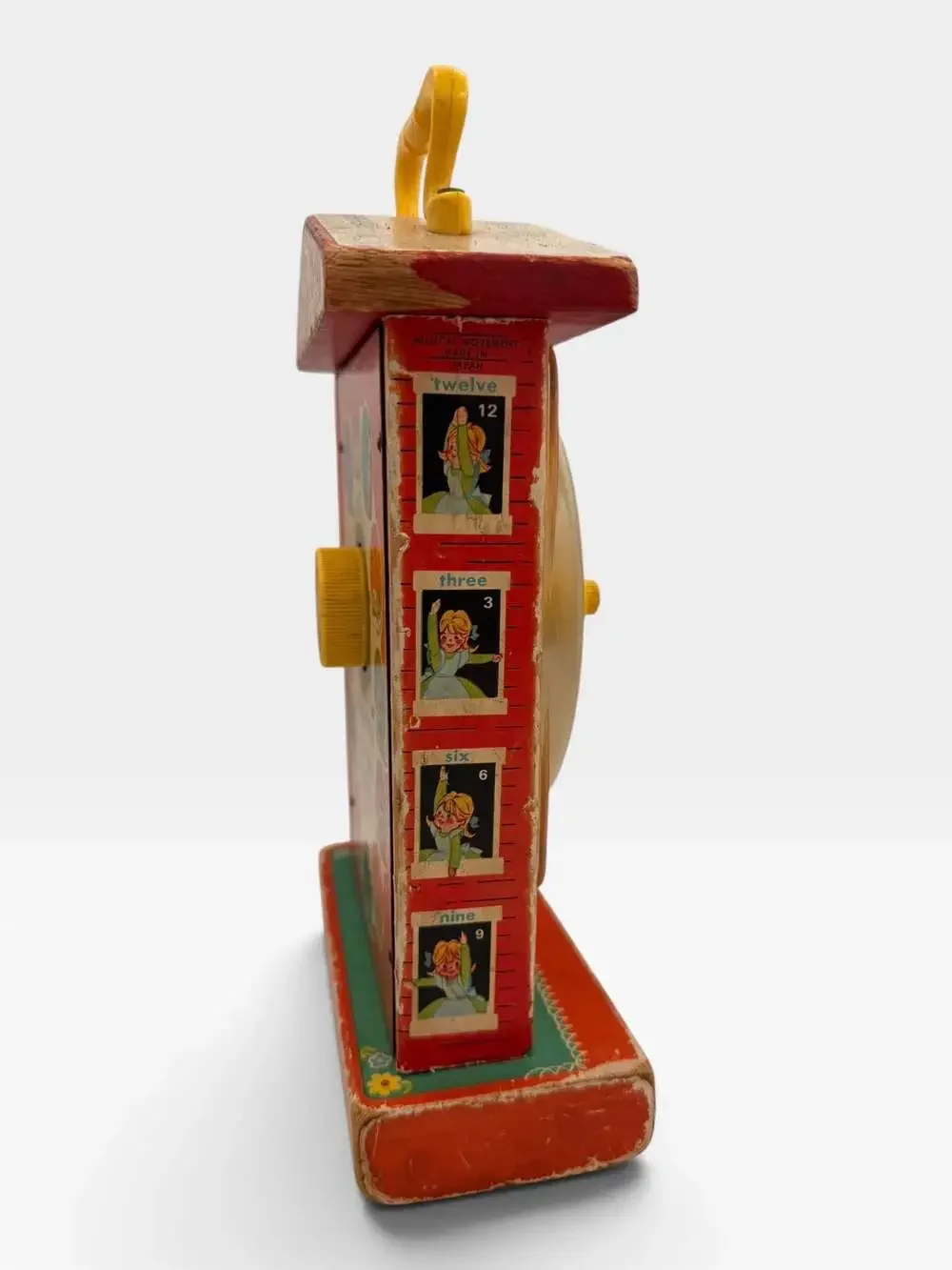 Vintage Fisher-Price Music Box Teaching Clock